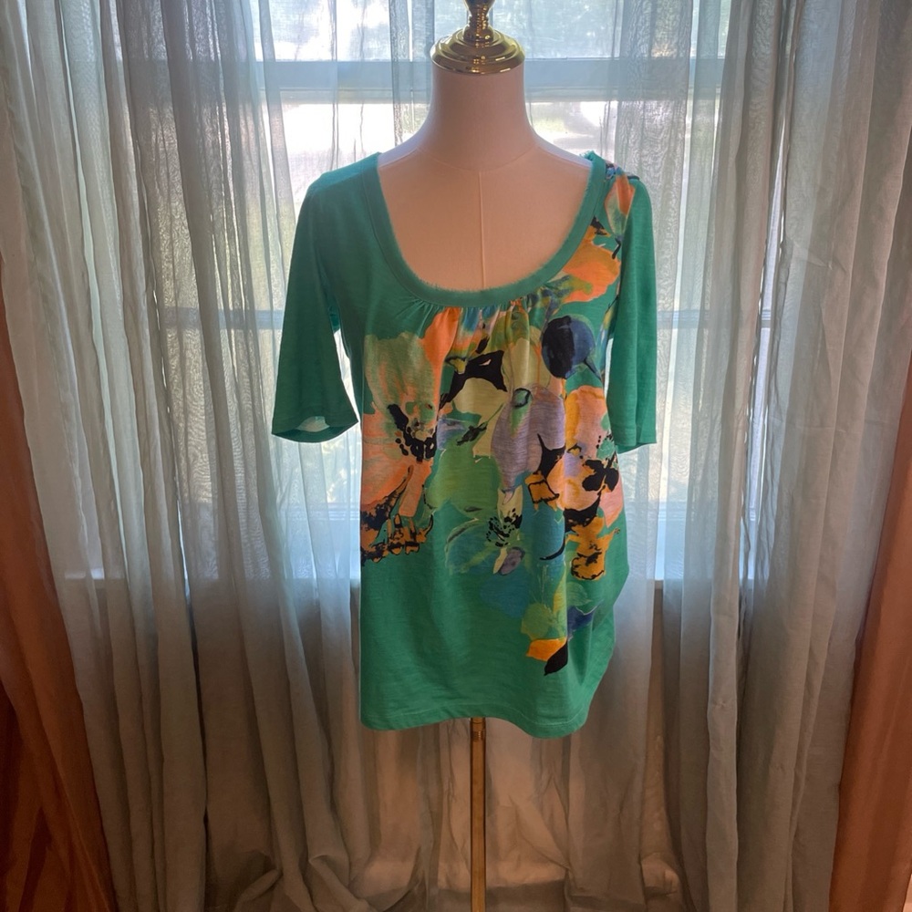 Anthropologie Akemi + kin Floral Print Women's Top medium